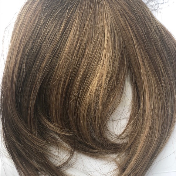 Hair topper ginger brown mix main image 4